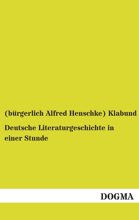 Produktbild: Deutsche Literaturgeschichte in einer Stunde