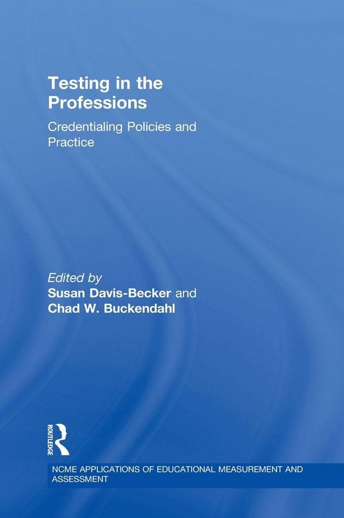 Produktbild: Testing in the Professions