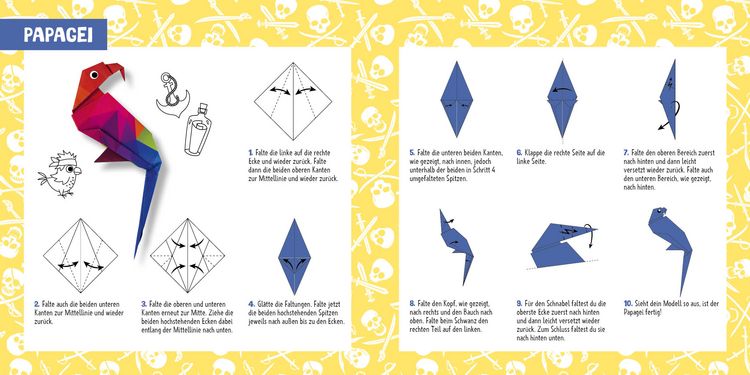 Produktbild: 88 x Origami Kids &ndash; Wilde Piraten
