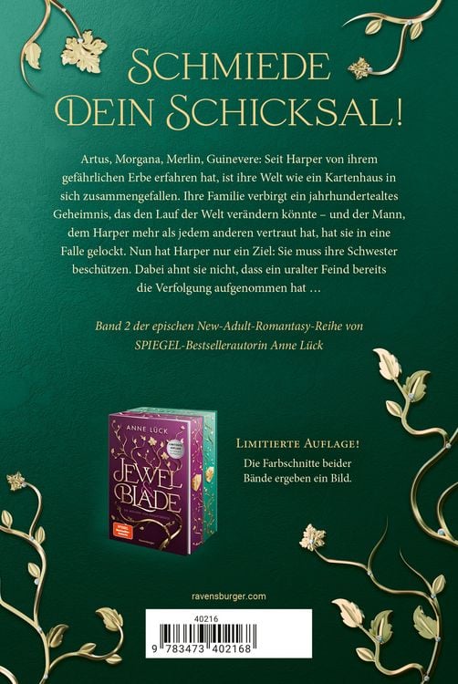 Produktbild: Jewel & Blade, Band 2 - Die H&uuml;ter von Camelot