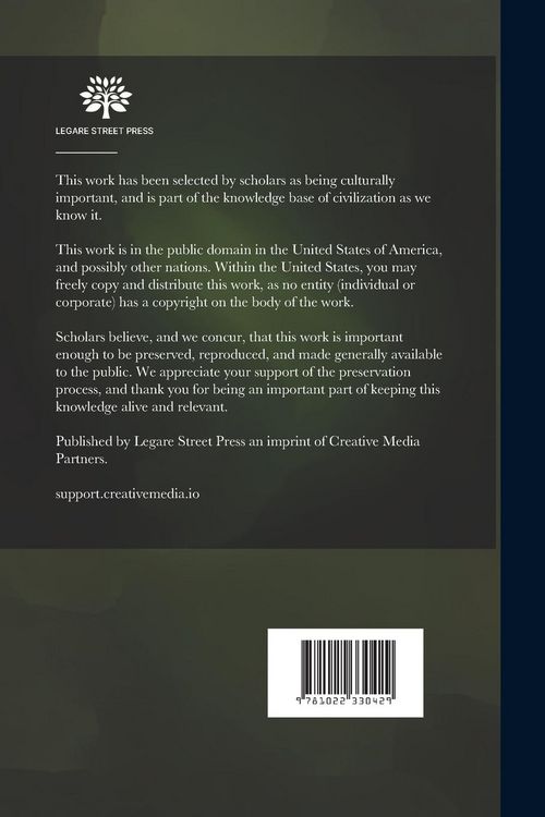 Produktbild: Studies On Human Parasites In North America