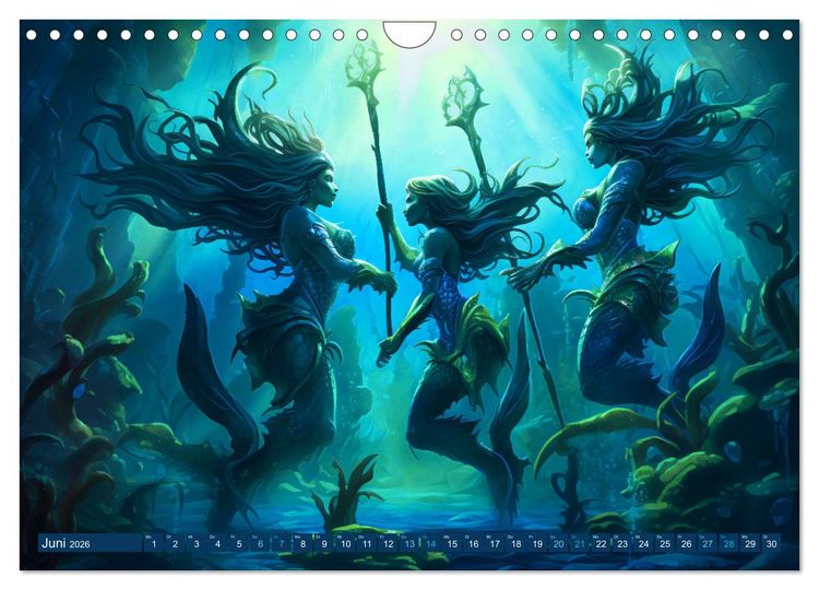Produktbild: Seemannsgarn - Mythen, Legenden und Geschichten der Seefahrer (Wandkalender 2026 DIN A4 quer), CALVENDO Monatskalender
