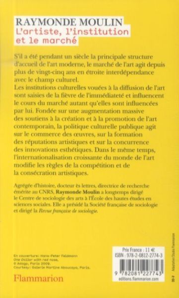 Produktbild: L'artiste, l'institution et le march&eacute;