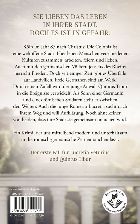 Produktbild: Schatten &uuml;ber Colonia &ndash; Ermittlungen am Rand des R&ouml;mischen Reichs