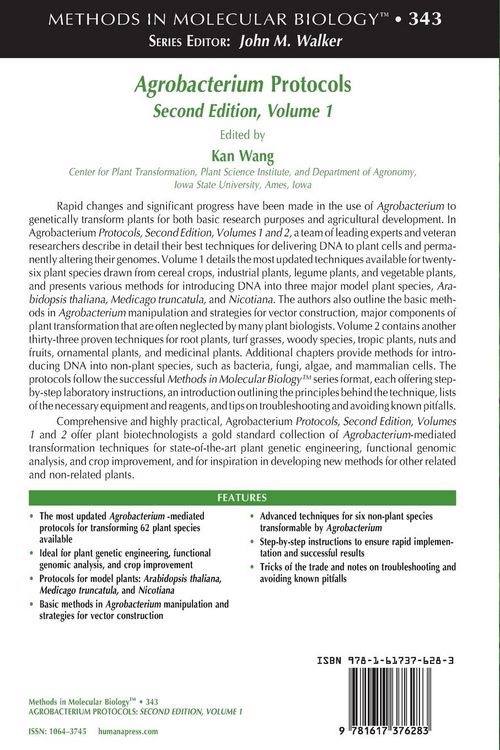 Produktbild: Agrobacterium Protocols