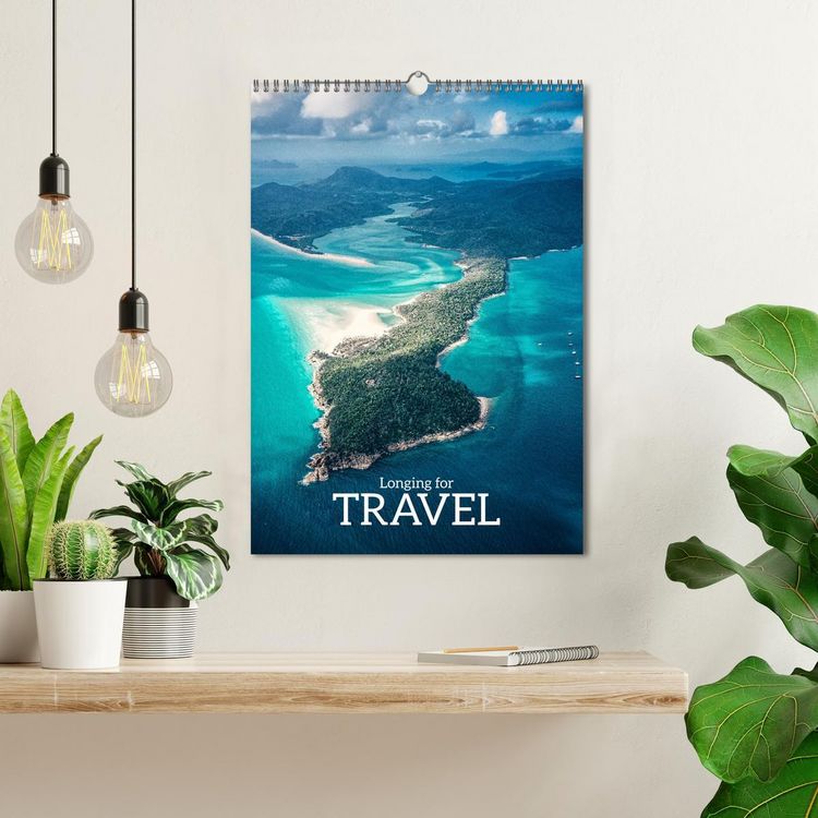 Produktbild: Longing for Travel (Wall Calendar 2026 DIN A3 portrait), CALVENDO 12 Month Wall Calendar