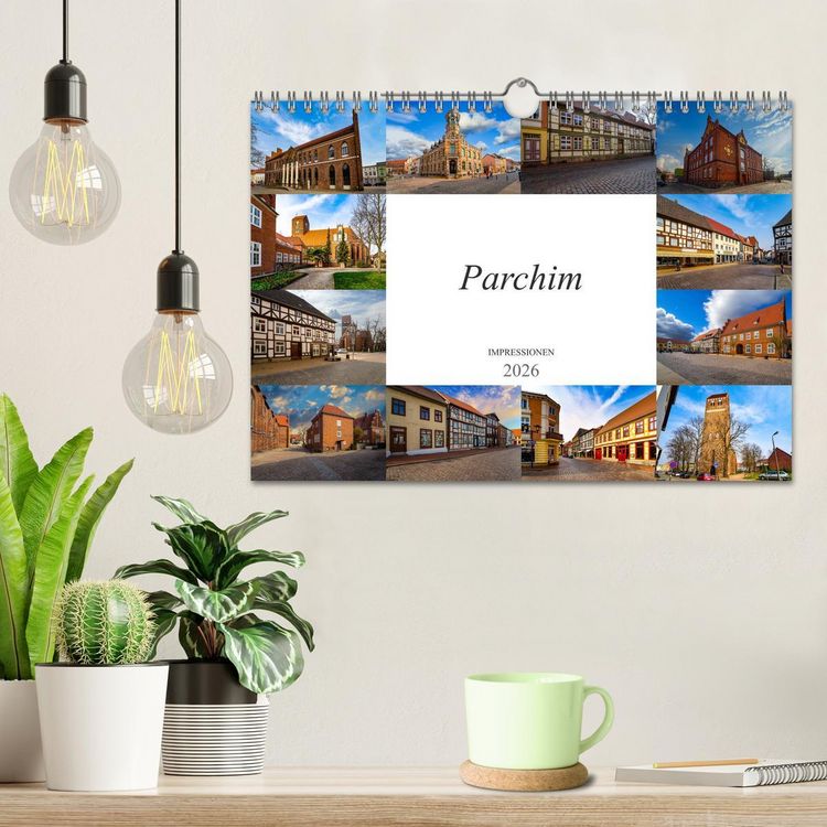 Produktbild: Parchim Impressionen (Wandkalender 2026 DIN A4 quer), CALVENDO Monatskalender