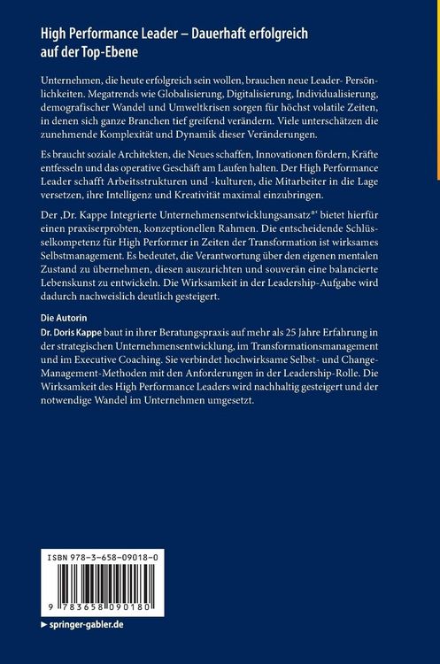 Produktbild: High Performance Leader &ndash; Dauerhaft erfolgreich auf der Top-Ebene
