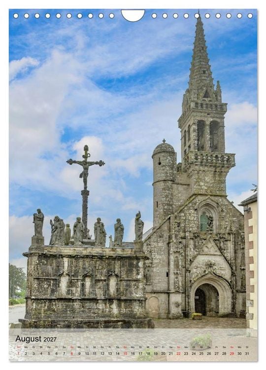 Produktbild: Kalvarien in der Bretagne (Wandkalender 2027 DIN A4 hoch), CALVENDO Monatskalender