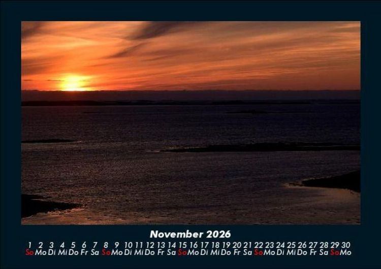 Produktbild: Sonnenunterg&auml;nge 2026 Fotokalender DIN A5