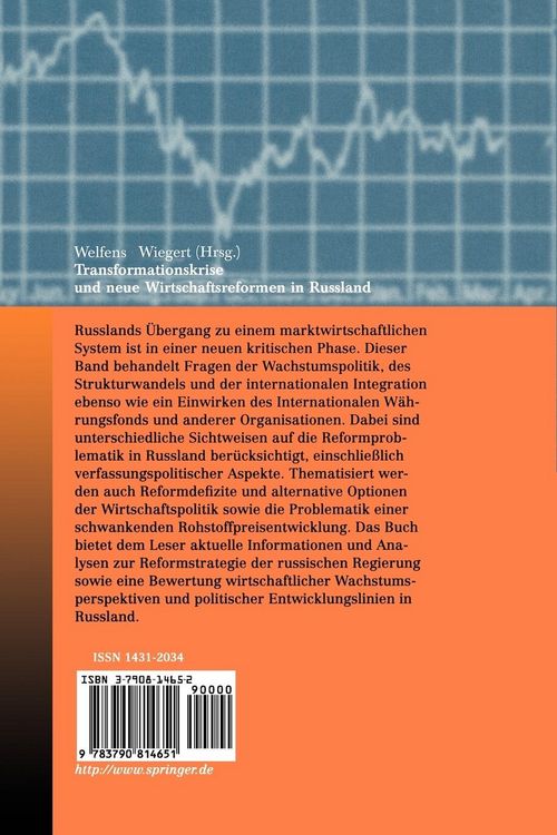 Produktbild: Transformationskrise und neue Wirtschaftsreformen in Russland