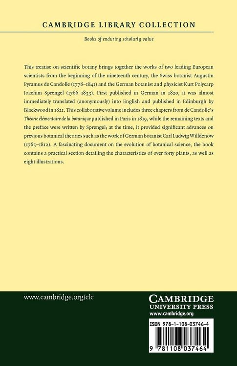 Produktbild: Elements of the Philosophy of Plants