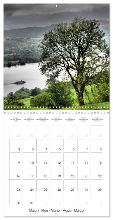 Produktbild: LAKE DISTRICT CUMBRIA Dramatic Art Photos (Wall Calendar 2026 12 &times; 12 Inch) CALVENDO 12 Month Wall Calendar