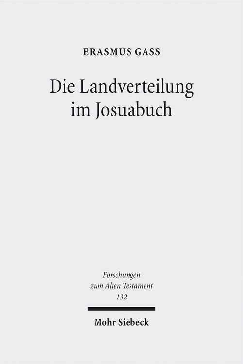Produktbild: Die Landverteilung im Josuabuch