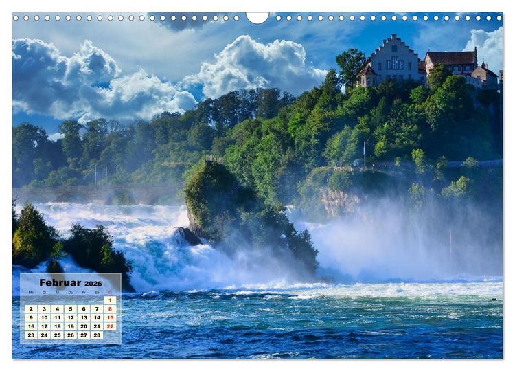 Produktbild: Vater Rhein von der Quelle bis zur M&uuml;ndung (Wandkalender 2026 DIN A3 quer), CALVENDO Monatskalender