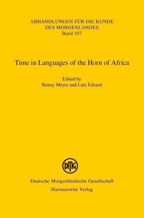 Produktbild: Time in Languages of the Horn of Africa