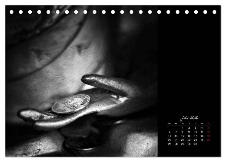 Produktbild: Worte des Buddha 2026 (Tischkalender 2026 DIN A5 quer), CALVENDO Monatskalender
