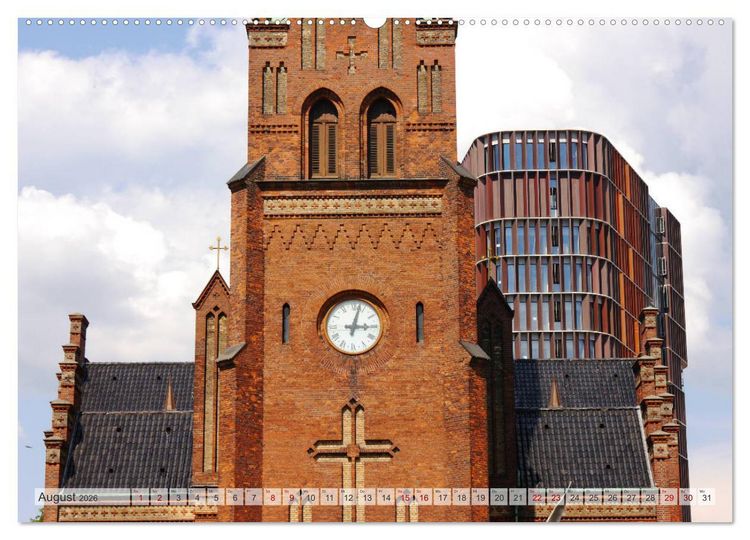 Produktbild: Kopenhagen. D&auml;nemarks sch&ouml;ne bunte Metropole (hochwertiger Premium Wandkalender 2026 DIN A2 quer), Kunstdruck in Hochglanz