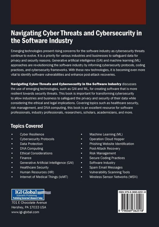 Produktbild: Navigating Cyber Threats and Cybersecurity in the Software Industry