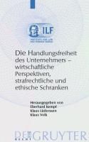 Produktbild: Die Handlungsfreiheit des Unternehmers