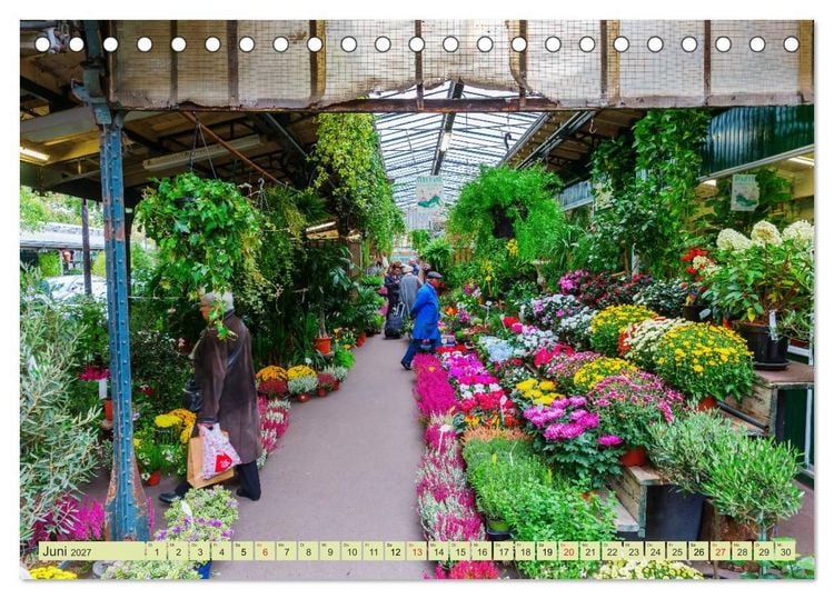 Produktbild: M&auml;rkte der Welt - fotografische Impressionen von M&auml;rkten ber&uuml;hmter St&auml;dte (Tischkalender 2027 DIN A5 quer), CALVENDO Monatskalender
