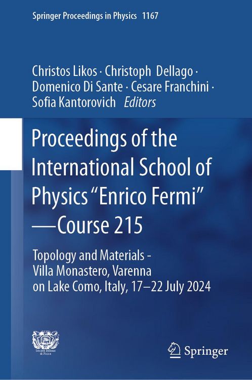Produktbild: Proceedings of the International School of Physics "Enrico Fermi" - Course 215