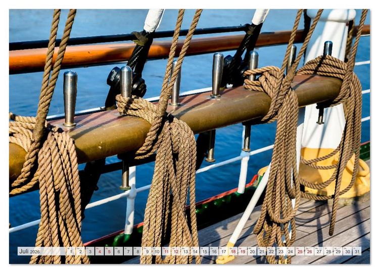 Produktbild: Letztes deutsches Vollschiff DAS SCHULSCHIFF DEUTSCHLAND (Wandkalender 2026 DIN A3 quer), CALVENDO Monatskalender