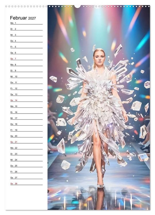 Produktbild: Impossible Couture - Futuristische Mode jenseits von Schwerkraft und Realit&auml;t (Wandkalender 2027 DIN A2 hoch), CALVENDO Monatskalender