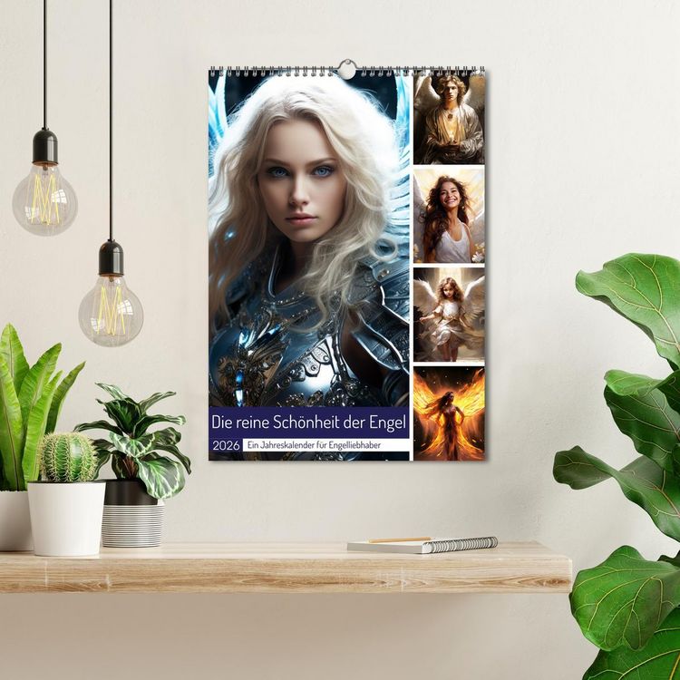 Produktbild: Die reine Sch&ouml;nheit der Engel (Wandkalender 2026 DIN A3 hoch), CALVENDO Monatskalender