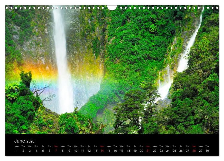 Produktbild: New Zealand (Wall Calendar 2026 DIN A3 landscape), CALVENDO 12 Month Wall Calendar