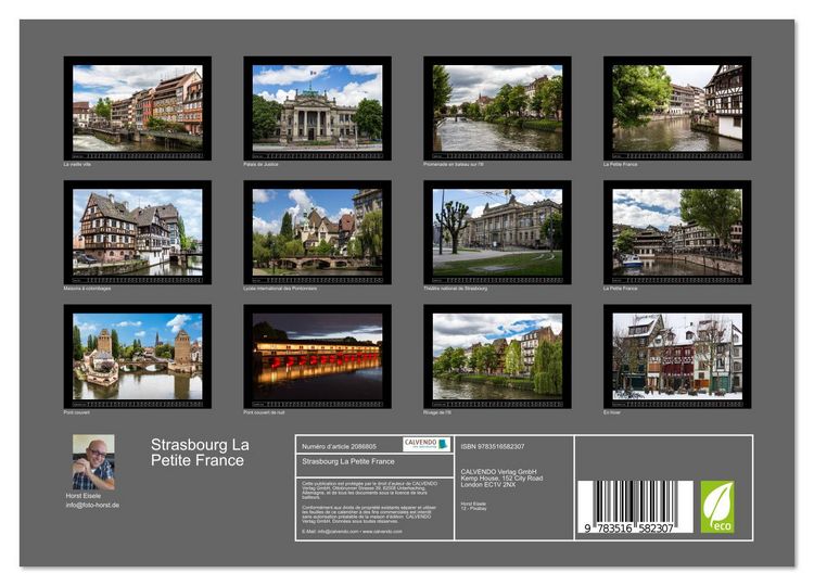 Produktbild: Strasbourg La Petite France (Calendrier mural 2026 DIN A4 vertical), CALVENDO calendrier mensuel