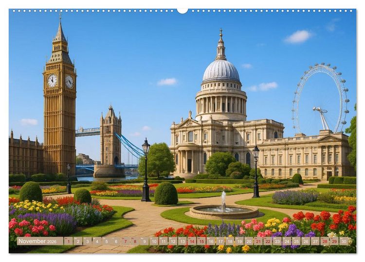 Produktbild: Hauptstadt Patchwork (Wandkalender 2026 DIN A2 quer), CALVENDO Monatskalender