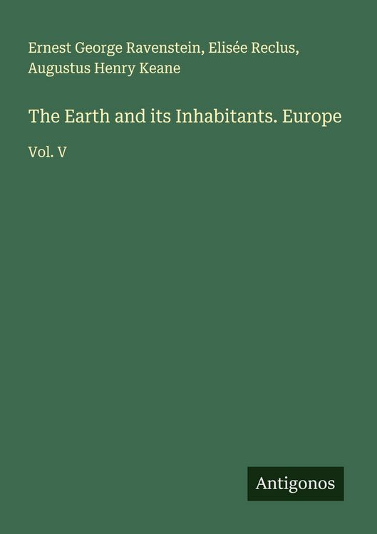Produktbild: The Earth and its Inhabitants. Europe