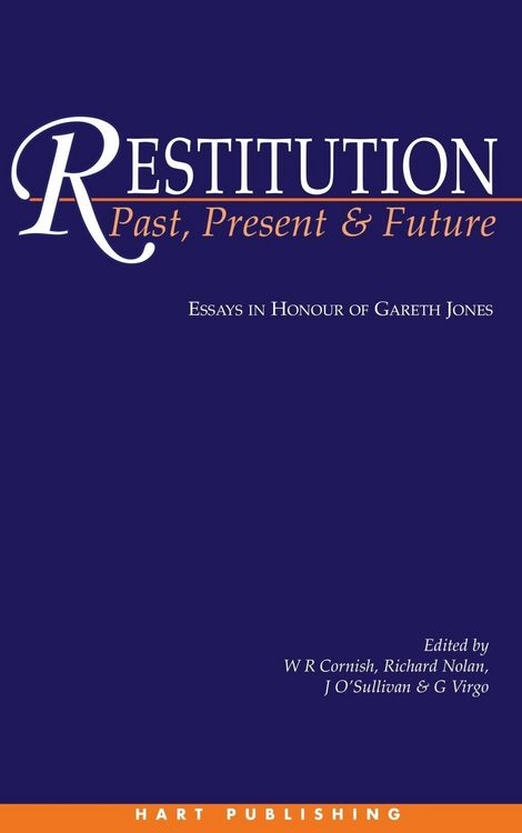 Produktbild: Restitution: Past, Present and Future
