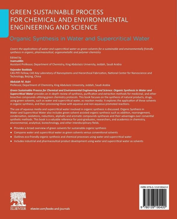 Produktbild: Green Sustainable Process for Chemical and Environmental Engineering and Science