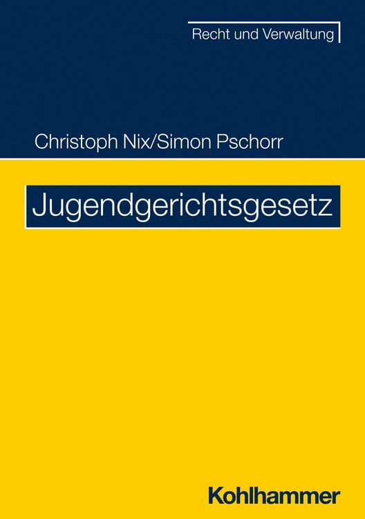 Produktbild: Jugendgerichtsgesetz