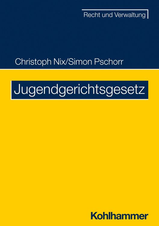 Produktbild: Jugendgerichtsgesetz