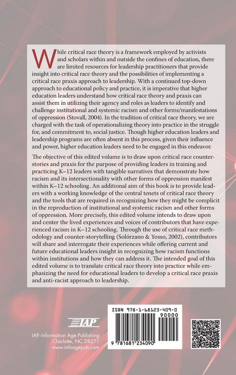 Produktbild: Envisioning a Critical Race Praxis in K-12 Education Through Counter-Storytelling(HC)