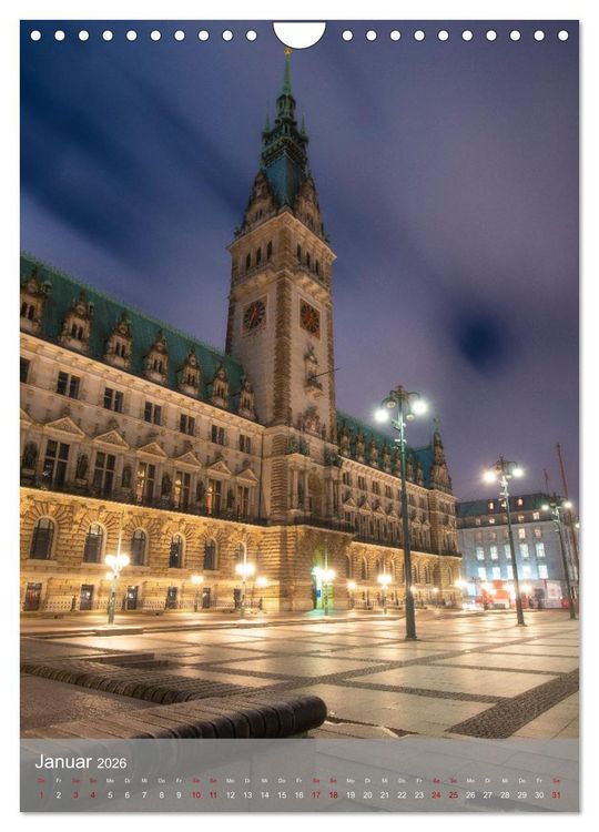 Produktbild: Hamburg - Die sch&ouml;nste Hafenstadt (Wandkalender 2026 DIN A4 hoch), CALVENDO Monatskalender