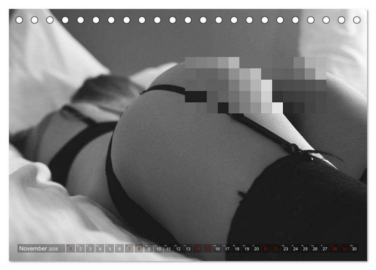 Produktbild: Sensual Secrets (Tischkalender 2026 DIN A5 quer), CALVENDO Monatskalender