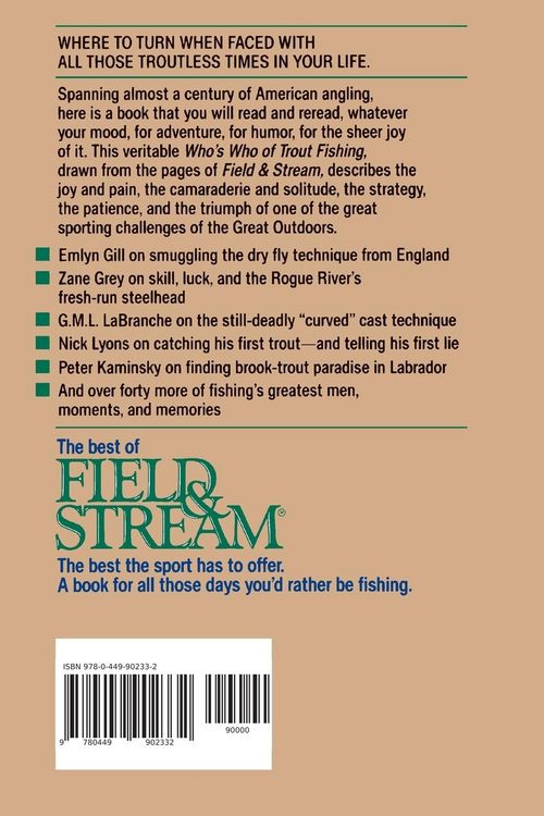 Produktbild: The Field and Stream Treasury of Trout Fishing