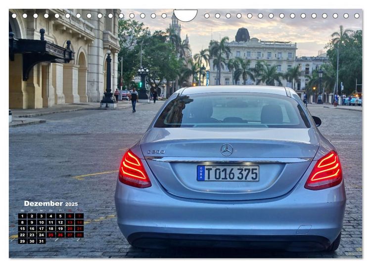 Produktbild: Autos mit Stern - Mercedes-Benz auf Kuba (Wandkalender 2025 DIN A4 quer), CALVENDO Monatskalender
