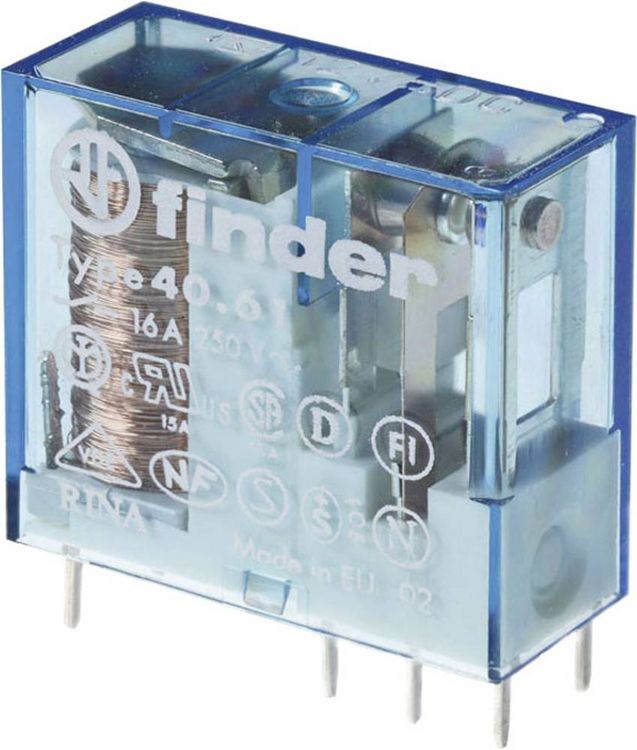 Produktbild: Finder 40.61.7.024.4001 Printrelais 24 V/DC 16A 1 Wechsler 1St.
