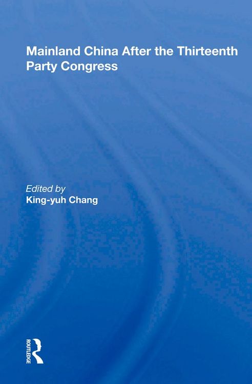 Produktbild: Mainland China After the Thirteenth Party Congress