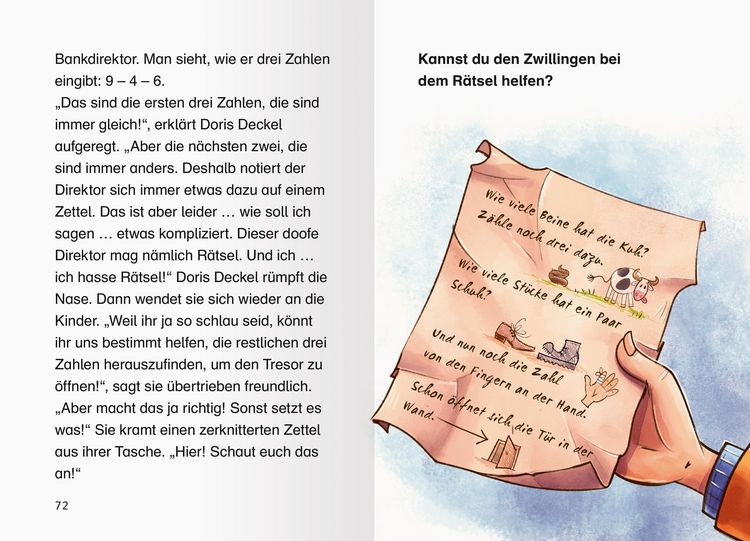 Produktbild: Die Jagd nach dem magischen Detektivkoffer, Band 6 - Schurken in der Schule