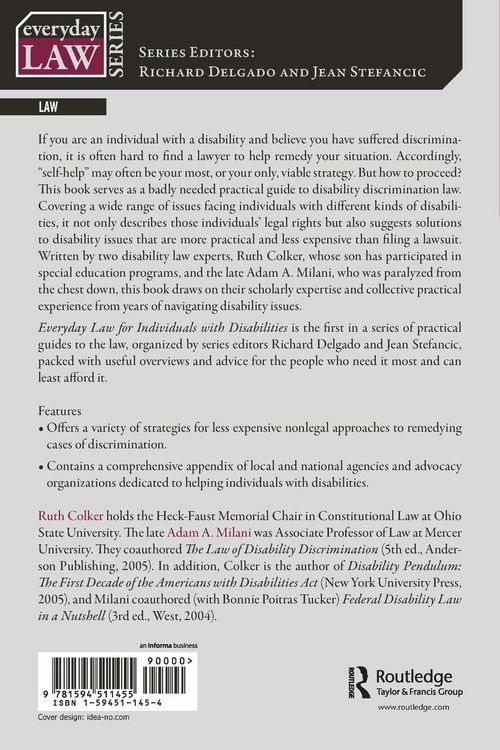 Produktbild: Everyday Law for Individuals with Disabilities