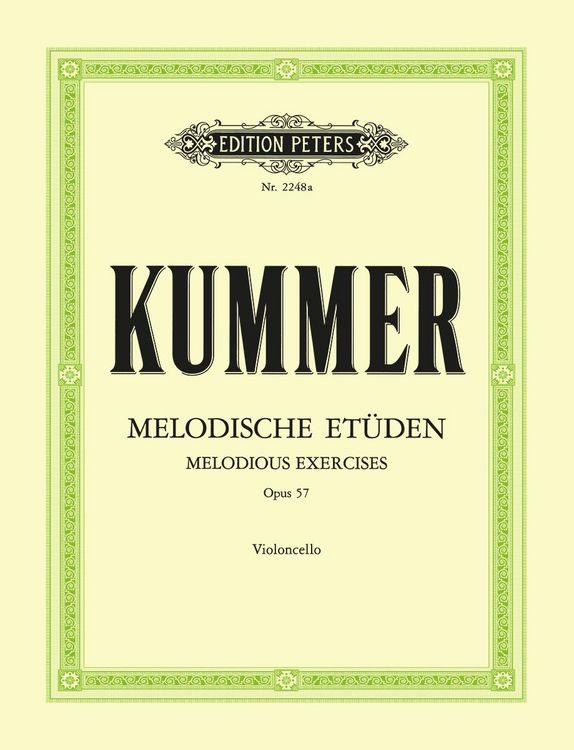 Produktbild: Kummer, F: 10 Melodious Exercises Op. 57 for Cello