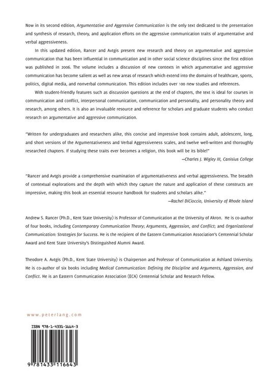 Produktbild: Argumentative and Aggressive Communication