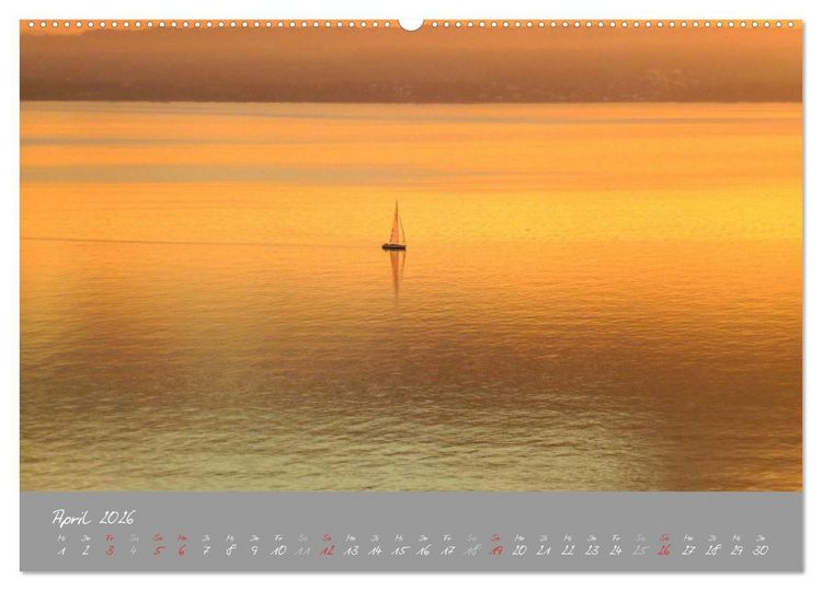 Produktbild: Farbrausch Bodensee (Wandkalender 2026 DIN A2 quer), CALVENDO Monatskalender