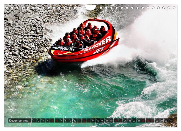 Produktbild: Neuseeland, S&uuml;dpazifische Inseln (Wandkalender 2026 DIN A4 quer), CALVENDO Monatskalender